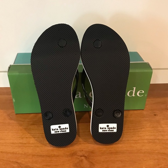 KATE SPADE Nimi Geometric Print Bow Flip Flop - Picture 5 of 5